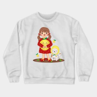 Orange lucky fruit for Chinese new year Crewneck Sweatshirt